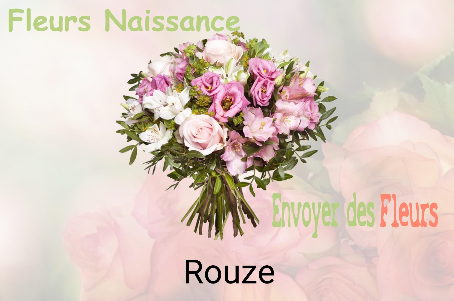 Bouquet de fleurs de naissance livré à Rouze
