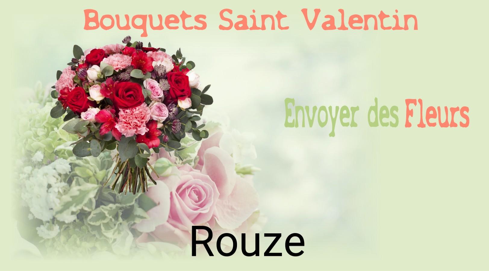 Roses de Saint-Valentin livrées à Rouze